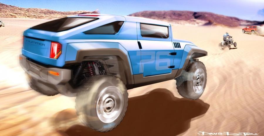 Эскиз Hummer HX Concept 2008 года  (фото 4 из 51)